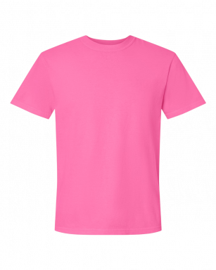 Adult Garment Dye T-shirt Neon Pink (GDT-100)